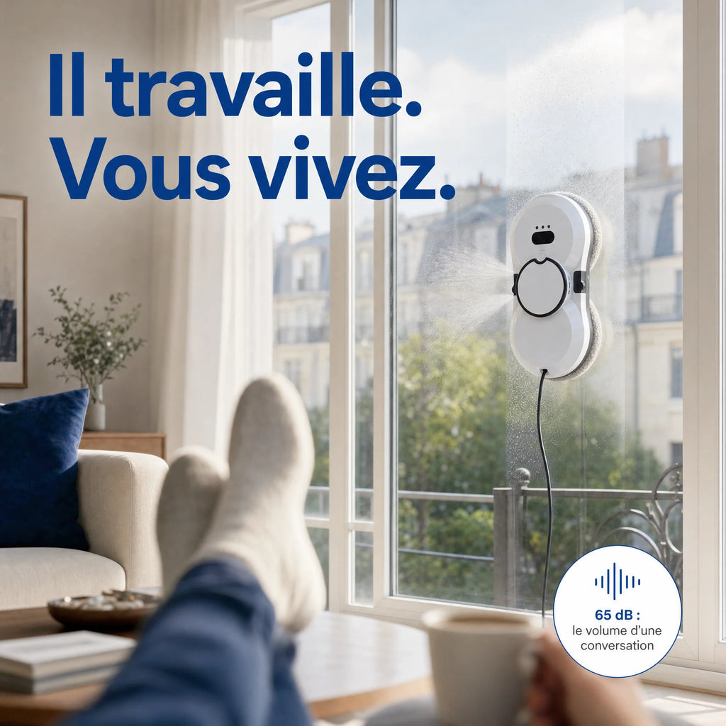 Robot Lave-Vitre à Pulvérisation