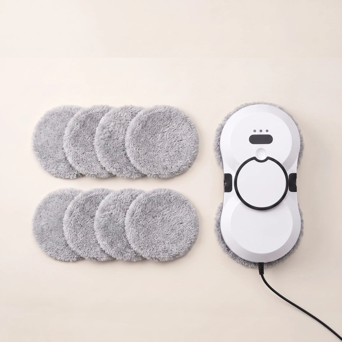 8 chiffons microfibre fournis