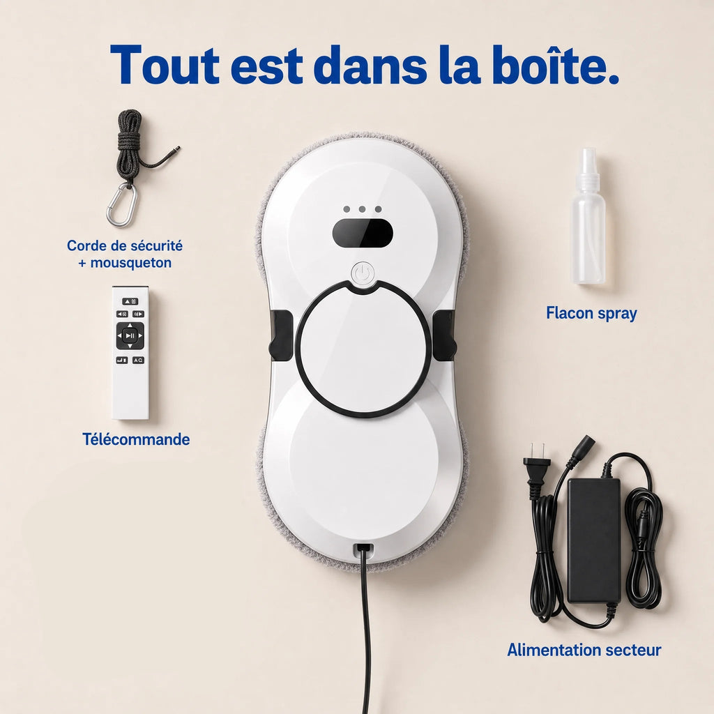 Robot Lave-Vitre à Pulvérisation