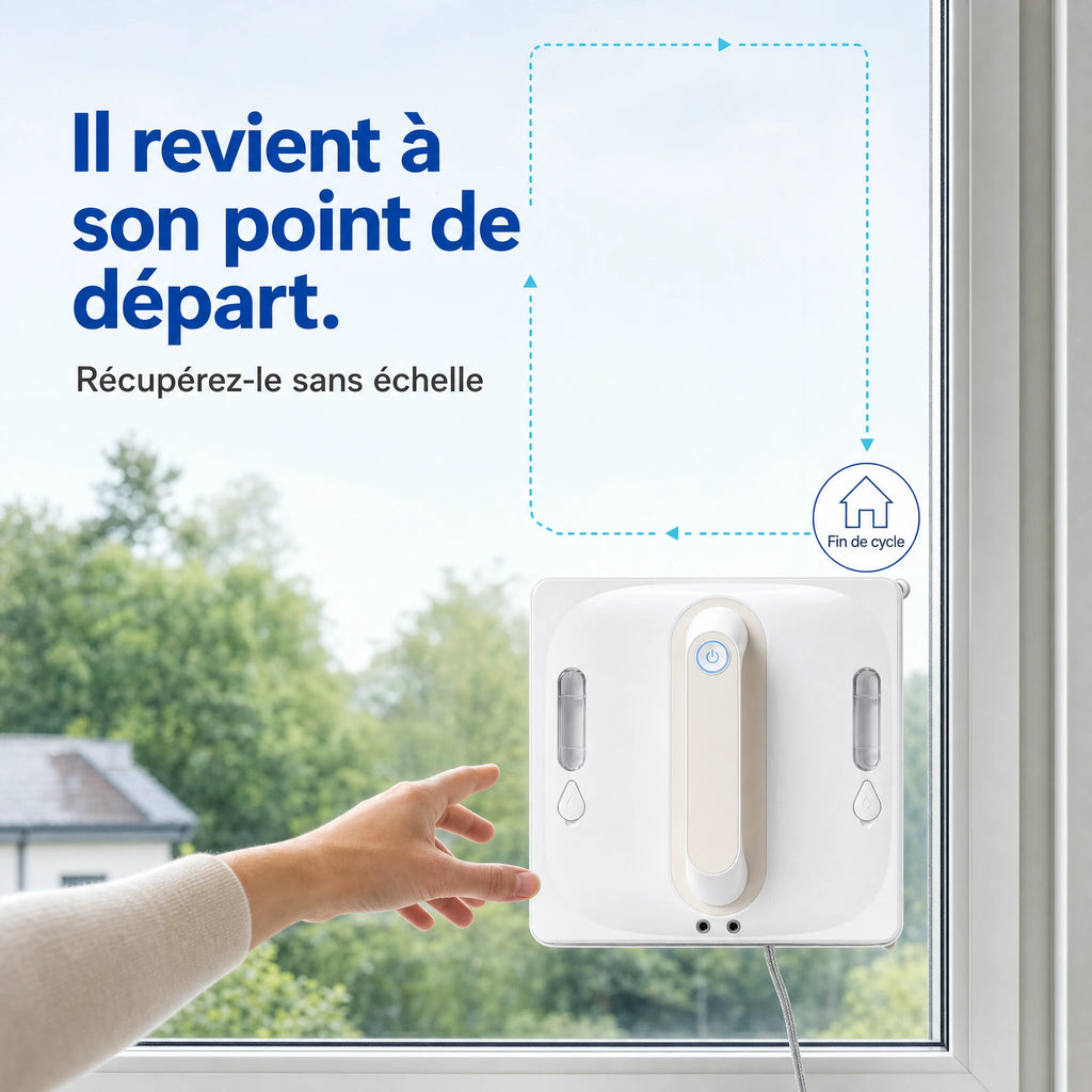 Il revient à son point de départ : récupérez-le sans échelle