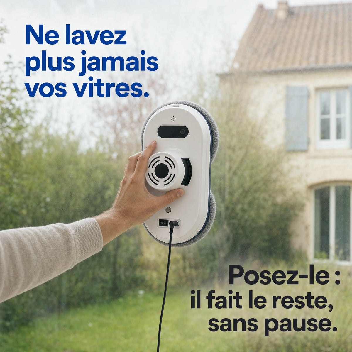 Robot Lave-Vitre Anti-Chute